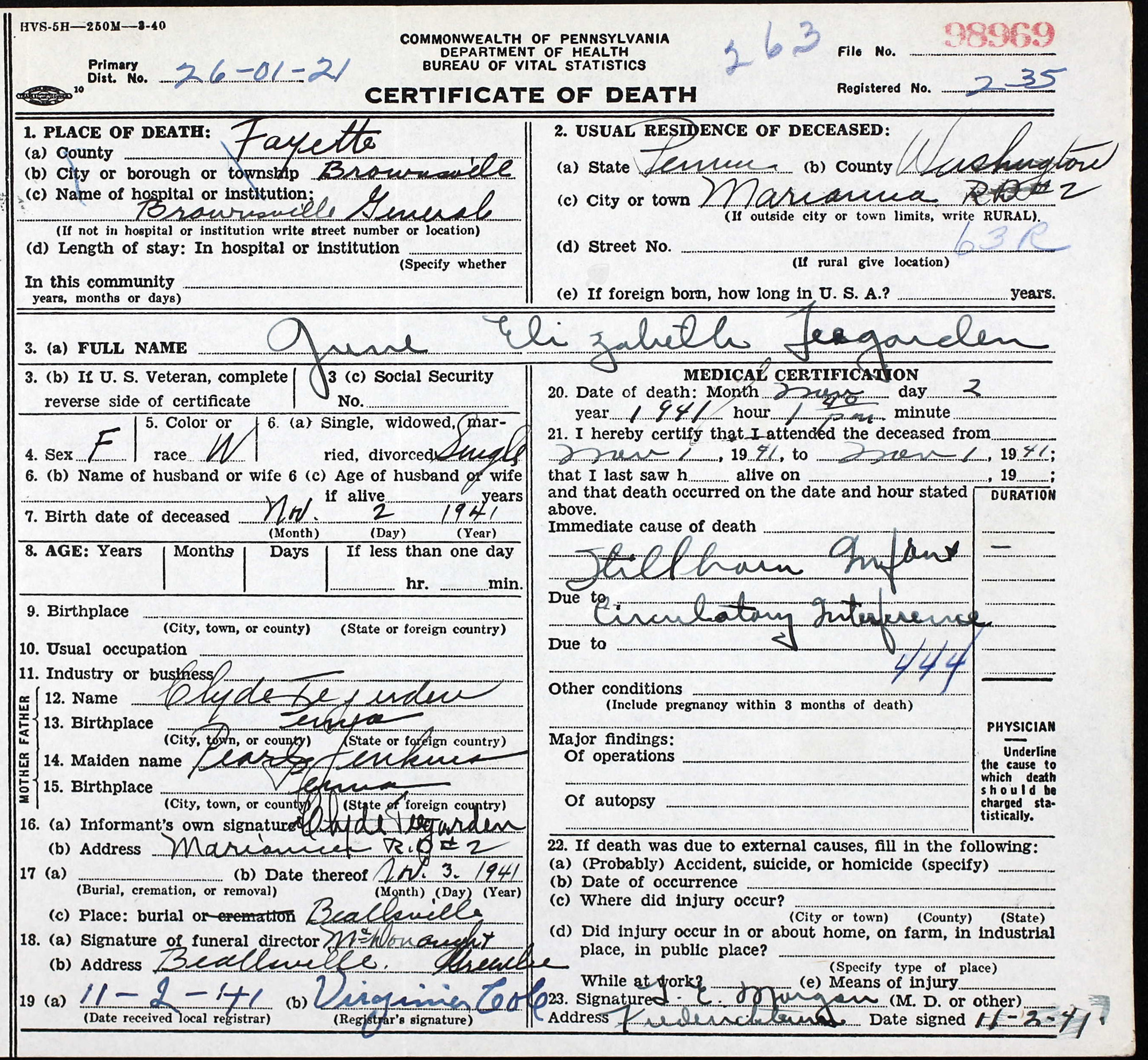 June Elizabeth Teegarden 